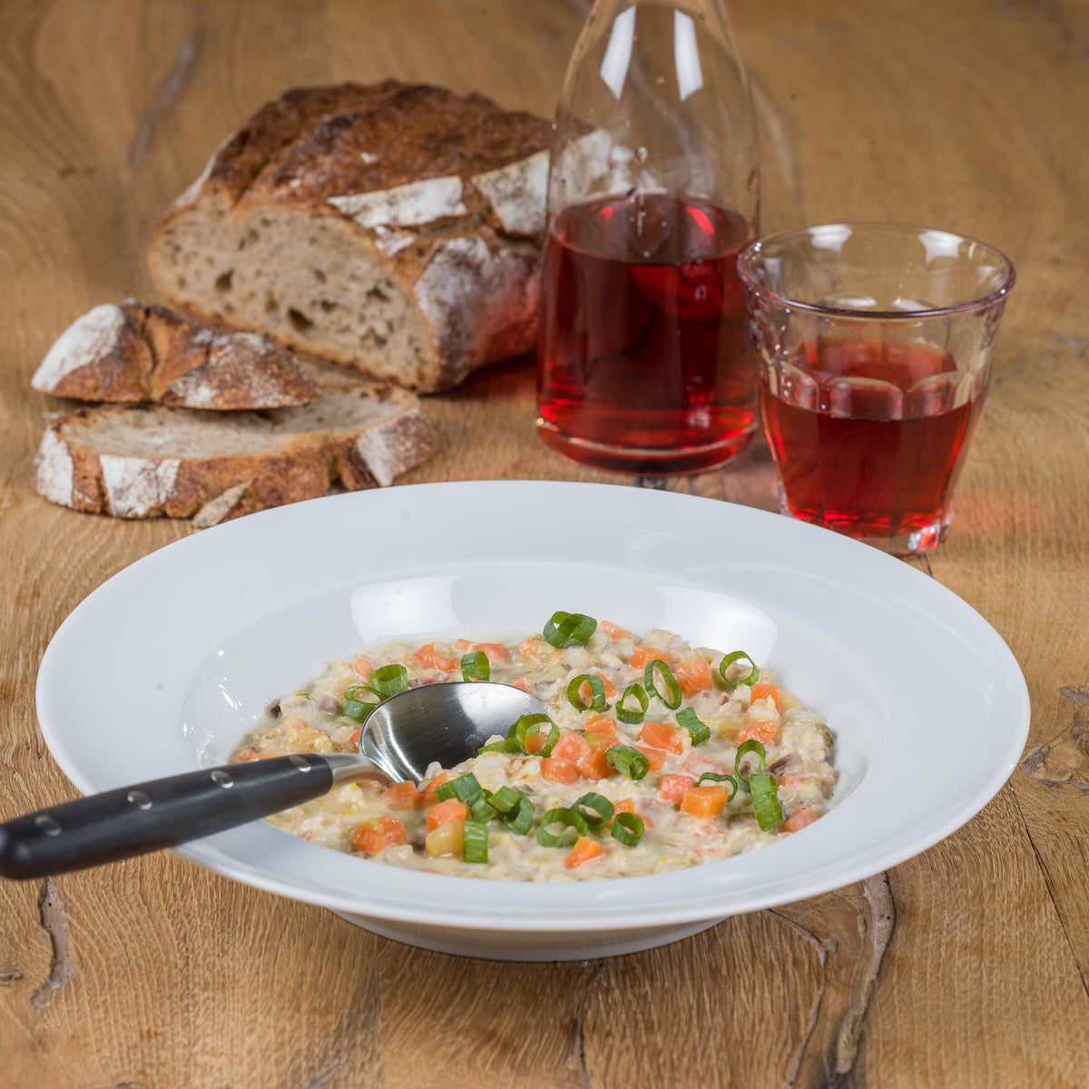 Vegane Gerstensuppe