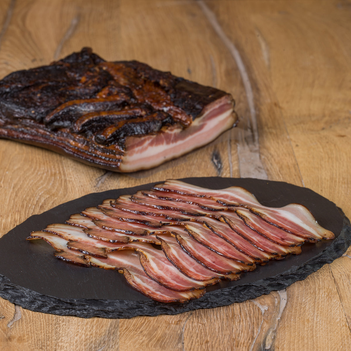 Stockbergspeck – geschnitten